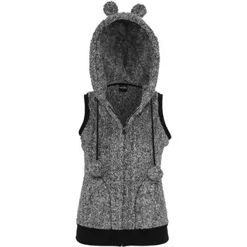 Куртка Urban Classics Teddy Melange, черный
