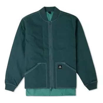Куртка utility reversible padded jacket 'green' Converse, зеленый