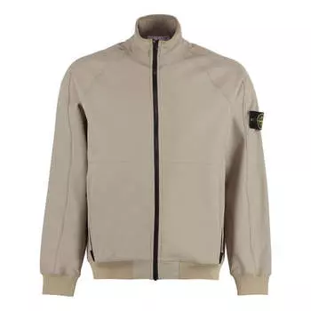 Куртка waffen patch tech track jacket 'tan' Stone Island, бежевый