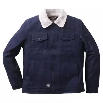 Куртка West Coast Choppers Sherpa Lined Denim, синий