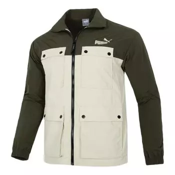 Куртка windbreaker jacket 'green' Puma, зеленый