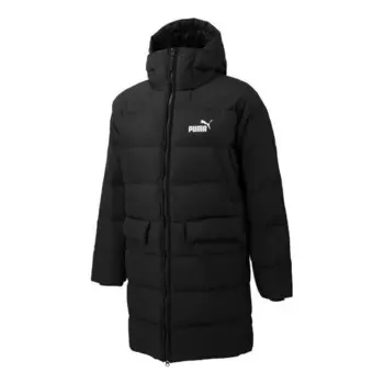 Куртка winter jacket down coat 'black' Puma, черный