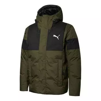 Куртка winter jacket 'green' Puma, зеленый