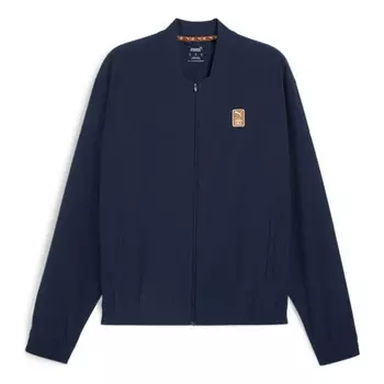 Куртка x first mile running jacket 'navy' Puma, синий