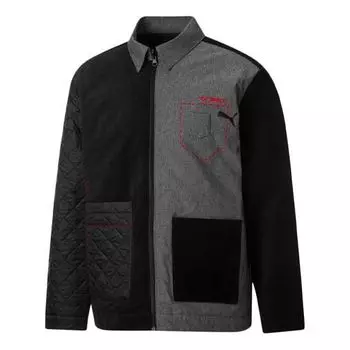 Куртка x michael lau crossover cardigan casual sports reversible jacket black Puma, черный