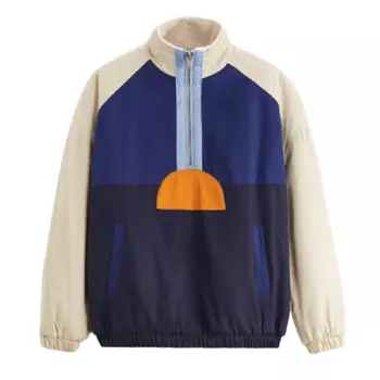 Куртка Zara Colour Block Pouch, синий