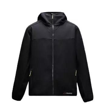 Куртка Zara Contrast Fleese, черный