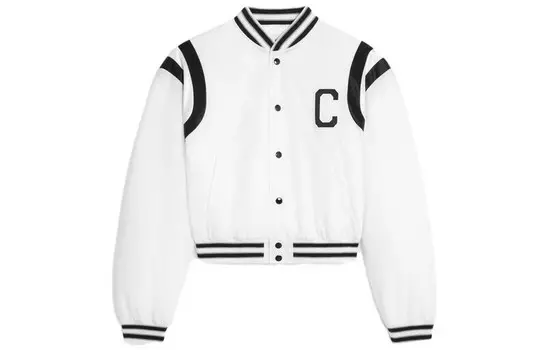 Куртка женская Celine, белый / черный