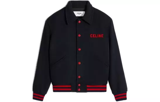 Куртка женская Celine, темно-синий / красный