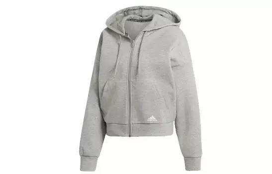 Куртка женская серая Adidas, серый