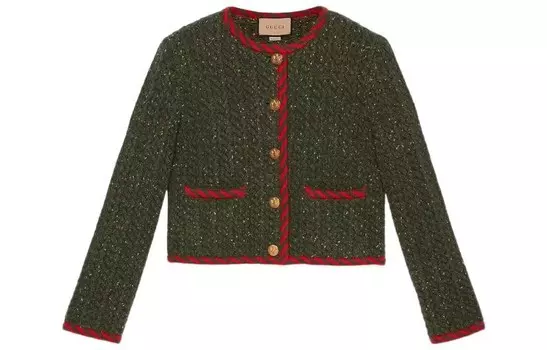 Куртка женская зеленая Gucci
