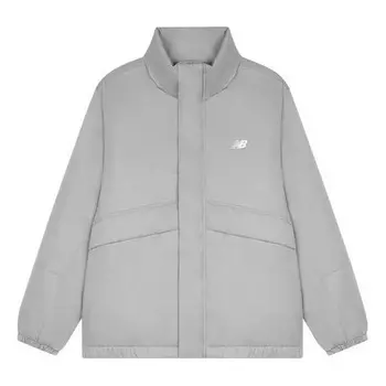 Куртка зимние теплые пуховики New Balance, серый