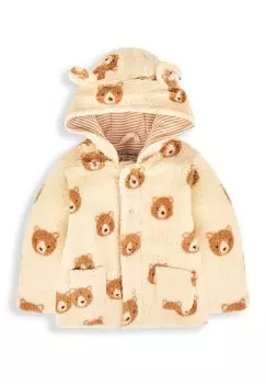 Куртка зимняя BEAR BORG JoJo Maman Bb, цвет cream