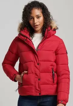 Куртка зимняя Superdry, красный