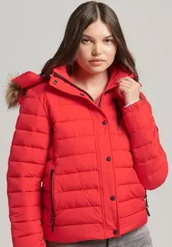 Куртка зимняя Superdry, красный
