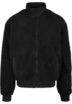 Куртка зимняя URBAN CLASSICS " Urban Classics Men's Boxy Sherpa Jacket" (1 шт.), без капюшона, черный