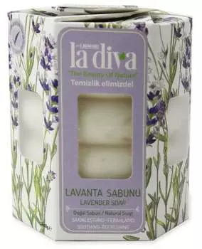 КУСКОВОЕ МЫЛО TWIST LAVENDER (4 x 45 г) 180 г - LA DIVA