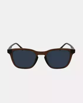 Квадратные мужские солнцезащитные очки с инжекцией Lacoste, коричневый