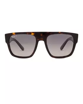 Квадратные солнцезащитные очки Drifter Ray-Ban, черный