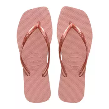 Квадратные женские шлепанцы Havaianas, цвет Rosa