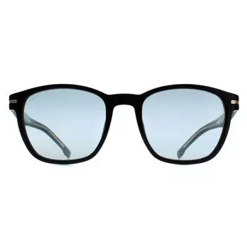 Квадратный черный лазурный фотохром BOSS 1505/S Hugo Boss, черный