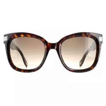 Квадратный коричневый Гавана Коричневый с градиентом MJ 1012/S Marc Jacobs, коричневый