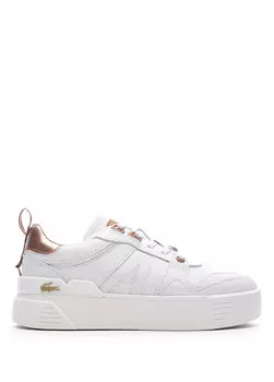 L002 белые женские кроссовки Lacoste