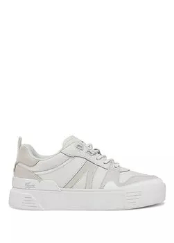 L002 женские белые кроссовки Lacoste