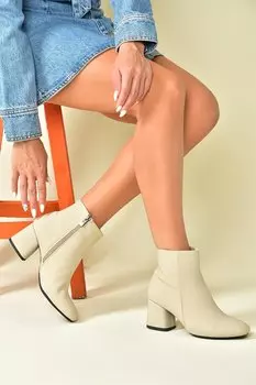 L2510892 Бежевые женские ботинки Fox Shoes