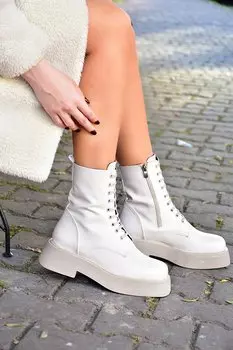 L6101301 Бежевые женские ботинки Fox Shoes