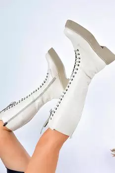 L6101309 Бежевые женские ботинки Fox Shoes