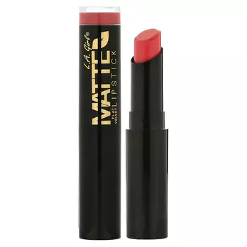 L.A. Girl, Матовая губная помада с плоским бархатом, GLC813 Hush, 3 г (0,1 унции)