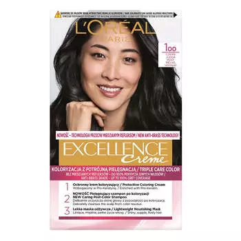 L'Oreal Paris Краска для волос Excellence Creme 100 Черный