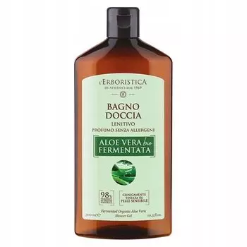 L'erboristica Aloe Vera Bio Fermentata, гель для душа для чувствительной кожи, 300 мл
