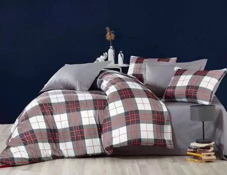L'Essentiel Linge de Maison, 479, Комплект пододеяльников королевского размера (ЕС) (ES), серый, 100 % ПОЛИЭСТЕР МИКРОСАТИН, 240 x 220 см