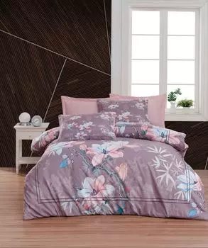 L'Essentiel Linge de Maison, 483, Комплект пододеяльников королевского размера (Франция), Пудра, 100 % ПОЛИЭСТЕР МИКРОСАТИН, 240 x 220 см