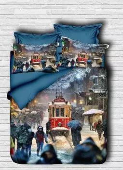 L'Essentiel Linge de Maison, Adal- PRL2047, Темно-синий, Пуховые одеяла, верхняя часть пододеяльника и наволочки: 100% полиэстер, микросатин