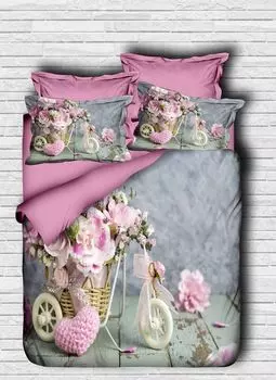 L'Essentiel Linge de Maison, Adal- PRL6120, Фиолетовый, Пуховые одеяла, верхняя часть пододеяльника и наволочки: 100 % полиэстер, микросатин