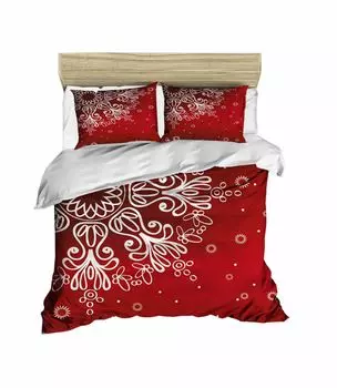 L'Essentiel Linge de Maison, Adal- PRL6127, красный,белый, одеяла, верхняя часть пододеяльника и наволочки: 100% полиэстер, микросатин