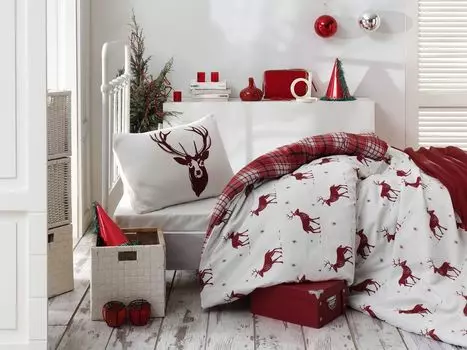 L'Essentiel Linge de Maison, Begonvilla- EPJ1425, бордовый, красный, пуховые одеяла, 65% хлопок / 35% полиэстер