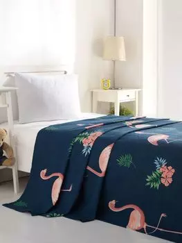 L'Essentiel Linge de Maison, Begonvilla- EPJ5950, Темно-синий, постельное белье, 100% ХЛОПОК