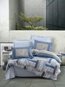 L'Essentiel Linge de Maison, Groovy- CTN8424, Синий, Пуховые одеяла, 100% хлопок ранфорс