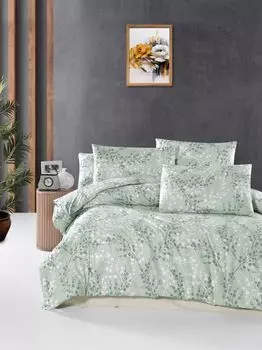 L'Essentiel Linge de Maison, Marfa, Ranforce Single XL, комплект пододеяльников (DE), зеленый, 100 % ХЛОПОК RANFORCE, 155 x 200 см