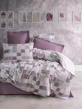 L'Essentiel Linge de Maison, Maro - Dusty Rose, комплект двойных пододеяльников Ranforce (DE), Dusty Rose, 100 % ХЛОПОК RANFORCE, 200 x 200 см
