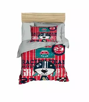 L'Essentiel Linge de Maison, PH112, Комплект детских пододеяльников, красный, 100 x 150 см