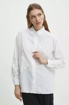Льняная рубашка Answear Lab, белый