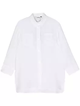Льняная рубашка Daria 'S Max Mara, бежевый