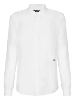 Льняная рубашка Dolce & Gabbana, белый