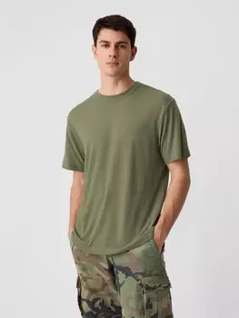 Льняная рубашка Gap, зеленый