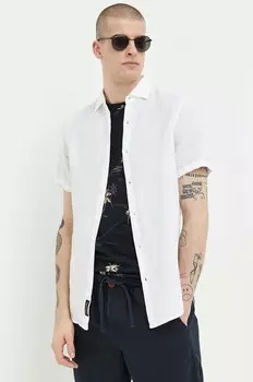 Льняная рубашка Superdry, белый
